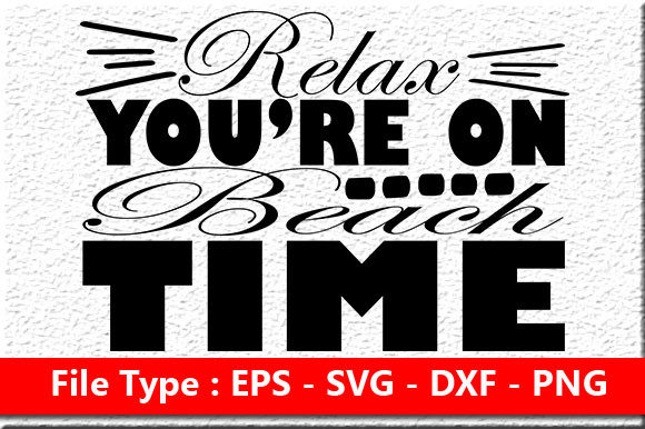 Review: Summer Quote Design, Relax You’re on Bea