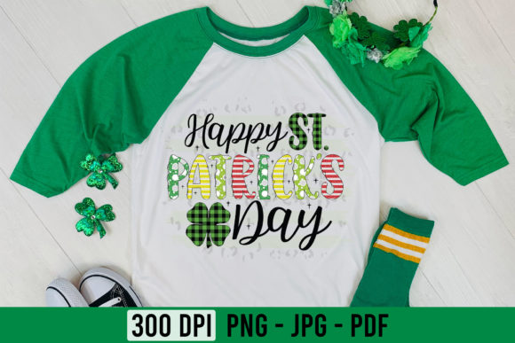 Reviewing Happy St Patrick s Day PNG, JPG, PDF for Embroidery