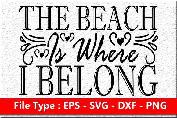 Reviewing the Beach Is Where I Belong Design